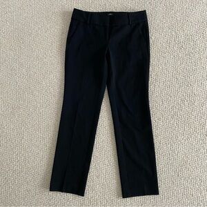 Ann Taylor Loft Zoe Straight Black Womens Trousers Size 6